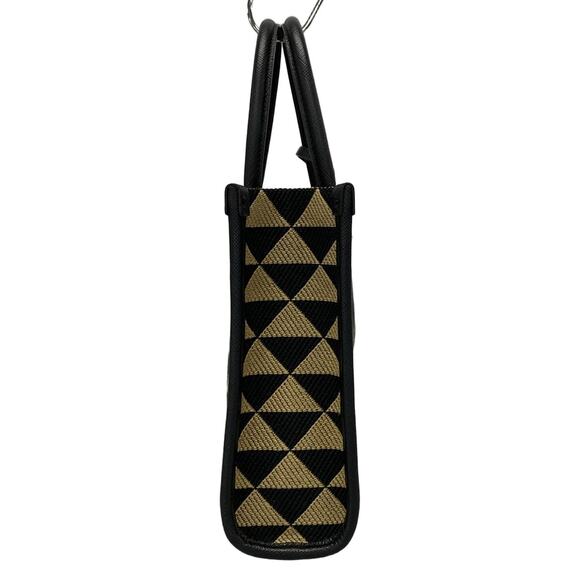 PRADA Prada Symbol Embroidered Fabric Mini Bag Tote Bag 1BA355 - Picture 2 of 16